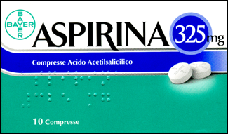 Aspirina compresse 325 mg.