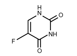 5-Fluorouracile - Formula di struttura