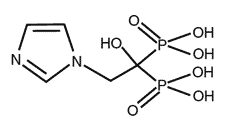 Acido Zoledronico - Formula di struttura
