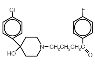 Aloperidolo - Formula di struttura