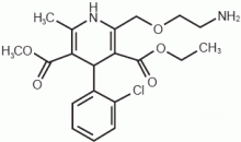 Amlodipina - Formula di struttura