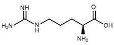 Arginina - Formula di struttura