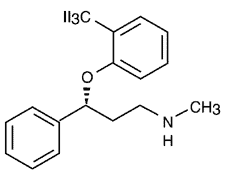 Atomoxetina - Formula di struttura
