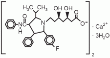 Atorvastatina - Formula di struttura