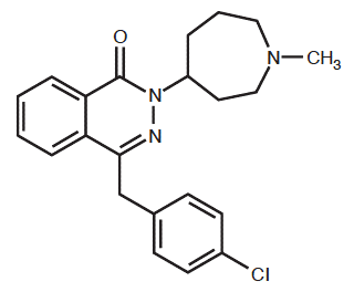 Azelastina - Formula di struttura