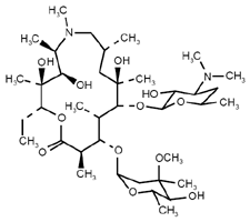 azitromicina - Formula di struttura