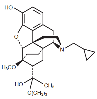 Buprenorfina - Formula di struttura