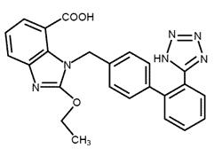 Candesartan - Formula di struttura