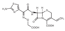 Cefixime - Formula di struttura