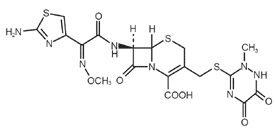 Ceftriaxone - Formula di struttura