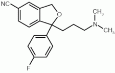 Citalopram - Formula di struttura