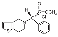 Clopidogrel - Formula di struttura