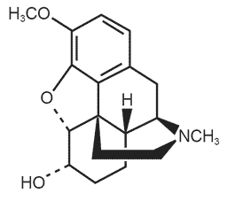 Diidrocodeina - Formula di struttura