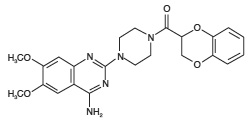 Doxazosin - Formula di struttura
