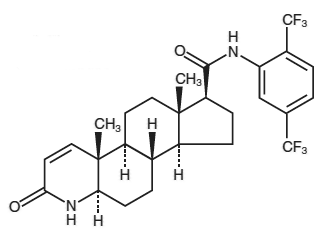 Dutasteride - Formula di struttura