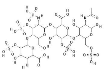 Enoxaparina - Formula di struttura