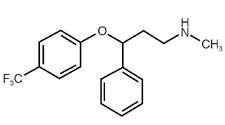 Fluoxetina - Formula di struttura