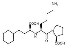 Lisinopril - Formula di struttura