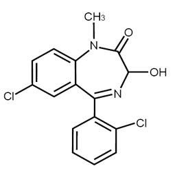 Lormetazepam - Formula di struttura