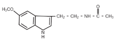 Melatonina - Formula di struttura