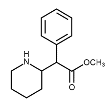 Metilfenidato - Formula di struttura