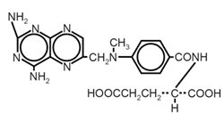 Metotrexato - Formula di struttura