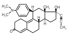 Mifepristone - Formula di struttura