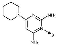 Minoxidil - Formula di struttura