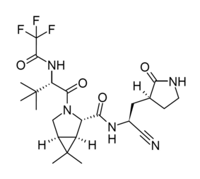 Nirmatrelvir - Formula di struttura