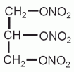 Nitroglicerina - Formula di struttura
