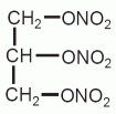 nitroglicerina - Formula di struttura