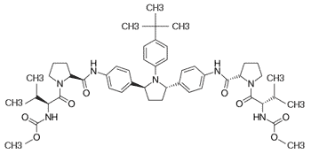 Ombitasvir - Formula di struttura