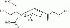 Oseltamivir - Formula di struttura