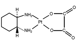 Oxaliplatino - Formula di struttura