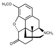 Oxicodone - Formula di struttura