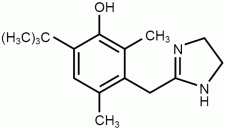 Oximetazolina - Formula di struttura