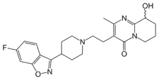 Paliperidone - Formula di struttura