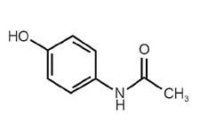 Paracetamolo - Formula di struttura