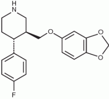 Paroxetina - Formula di struttura