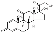 Prednisone - Formula di struttura