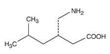 Pregabalin - Formula di struttura