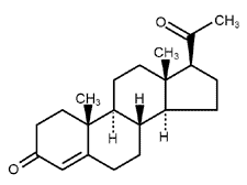 Progesterone - Formula di struttura