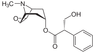 Scopolamina Butilbromuro - Formula di struttura