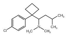 Sibutramina - Formula di struttura