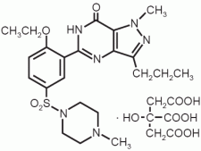 Sildenafil - Formula di struttura