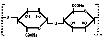 Sodio Alginato - Formula di struttura