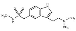 Sumatriptan - Formula di struttura