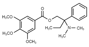 Trimebutina - Formula di struttura