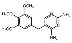 Trimetoprim - Formula di struttura