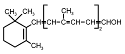 Vitamina A (Retinolo) - Formula di struttura